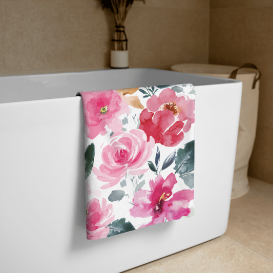 Fiesta Floral Beach Towel