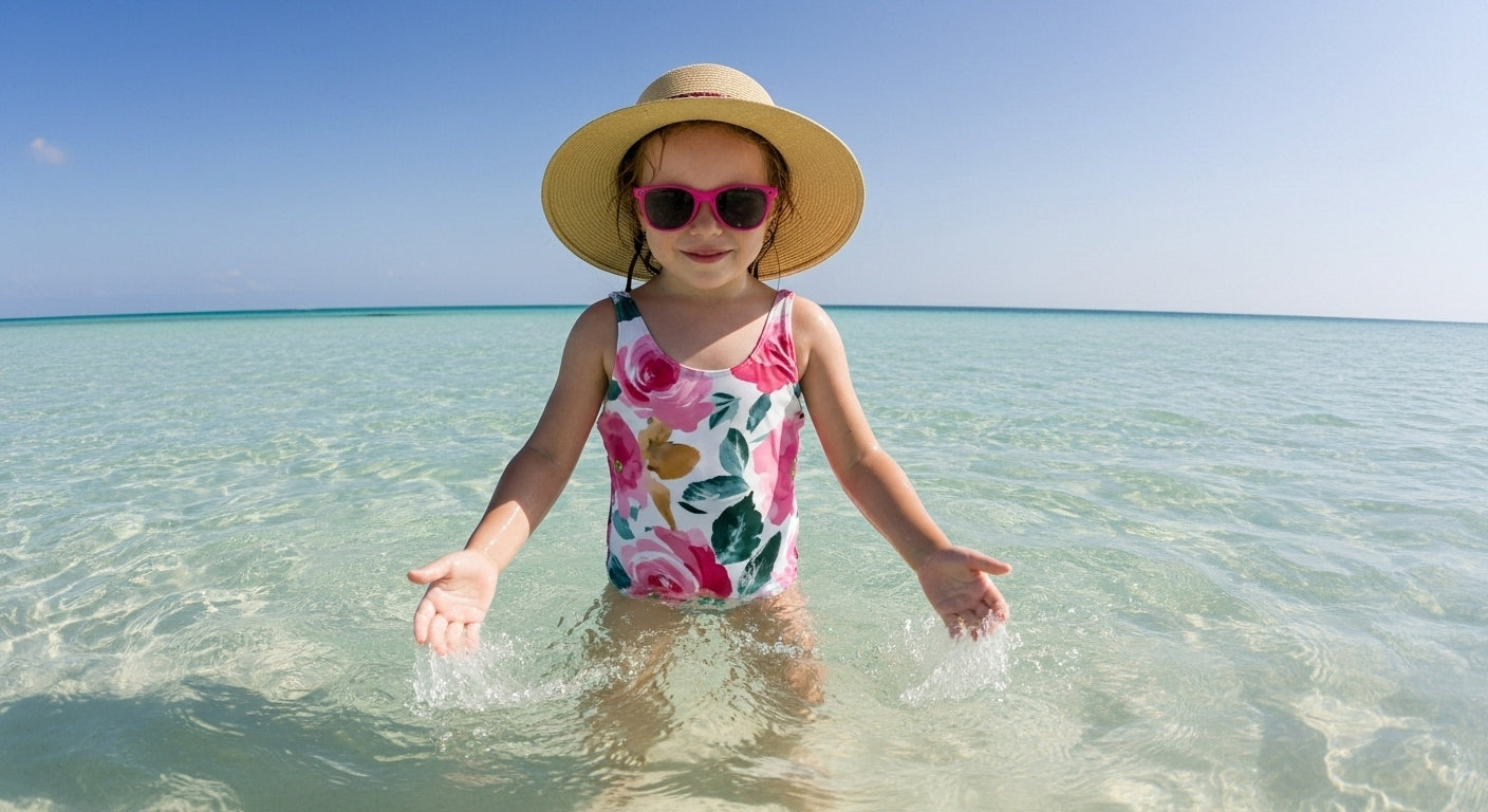 Floral Fiesta Kids Swimsuit