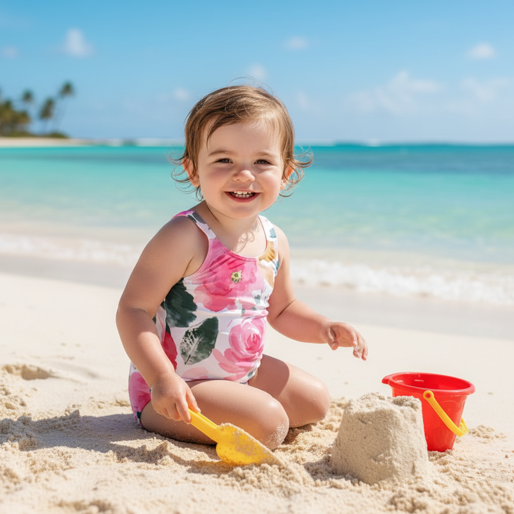Floral Fiesta Kids Swimsuit