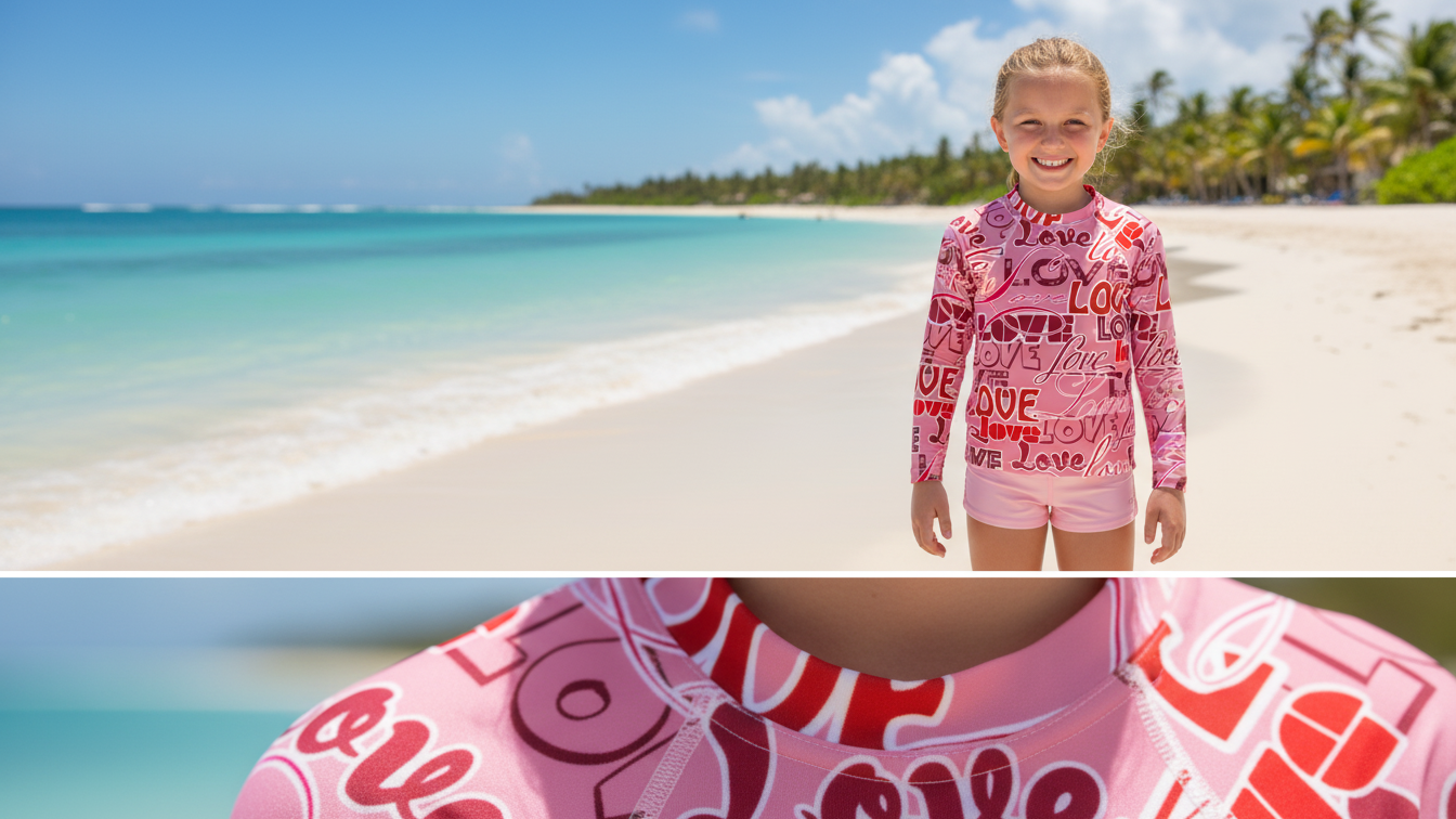 Valentine's Love Youth Rash Guard