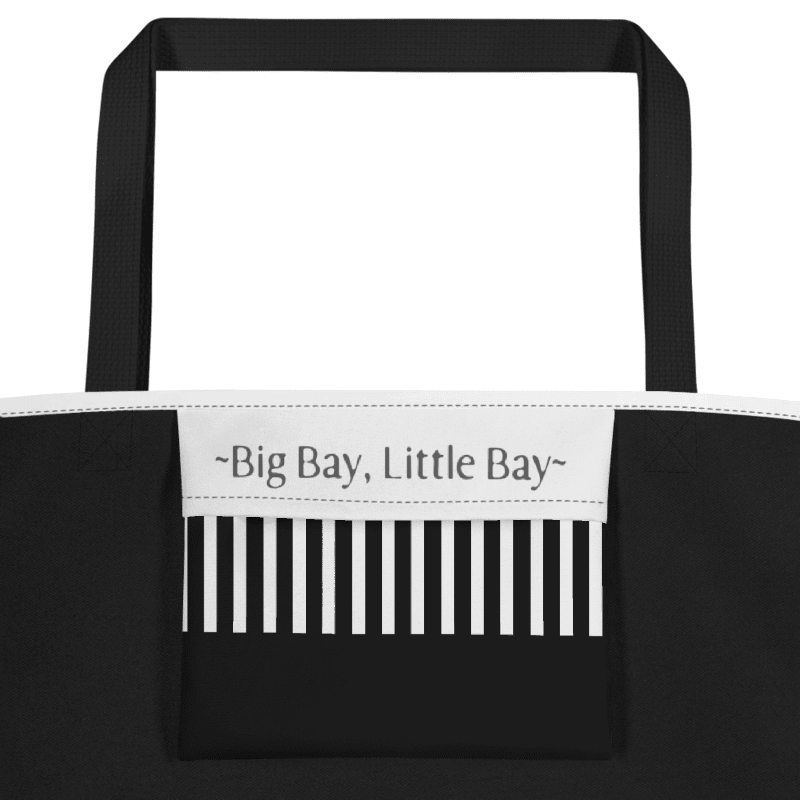 Bayside Tuxedo Large Beach Bag
