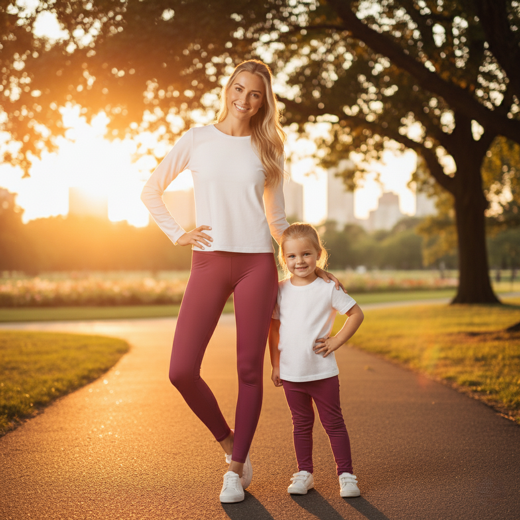 (SOLD OUT) Everyday Kid's Leggings - Magenta