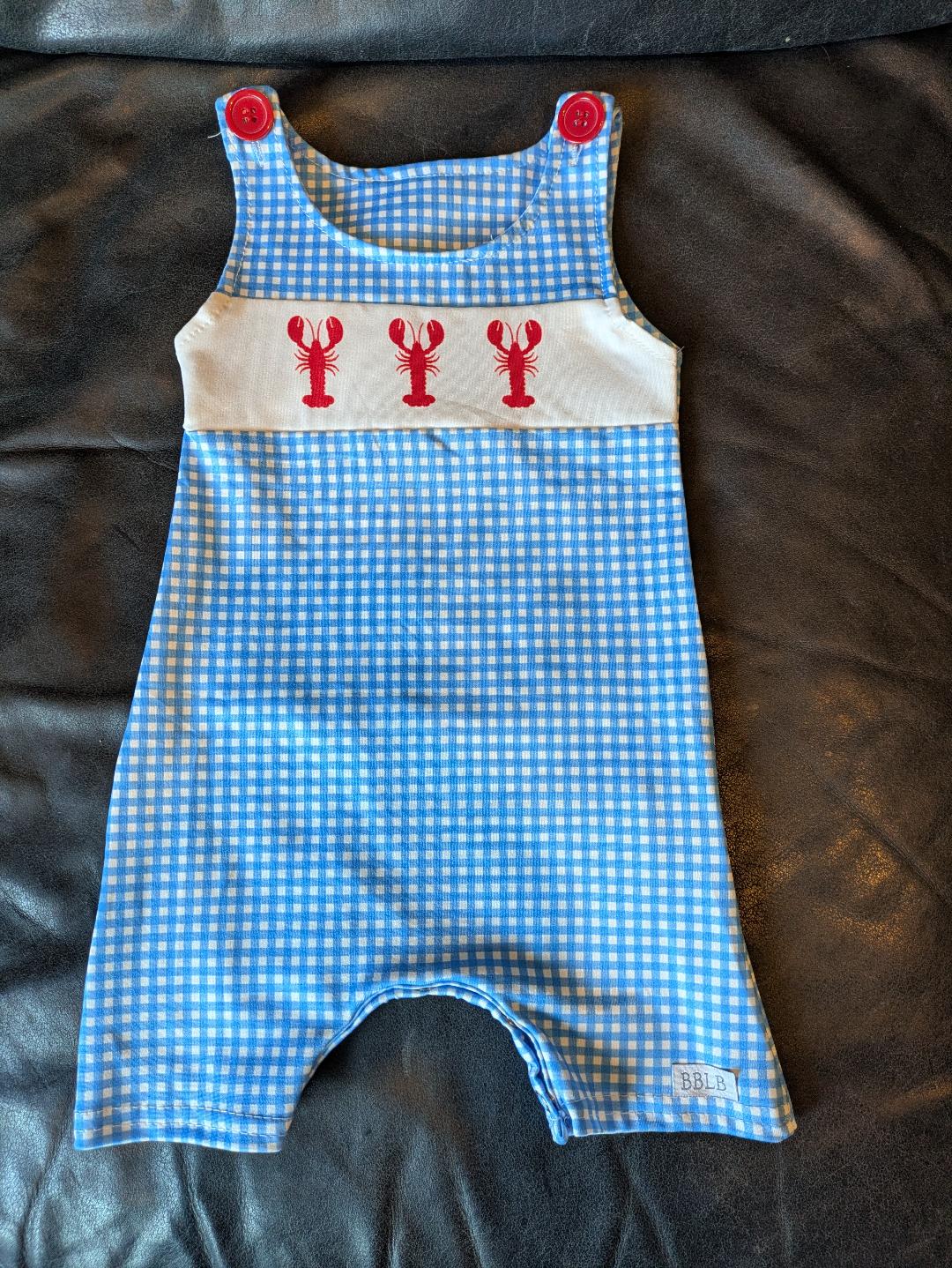 Baby Boy Lobster Romper