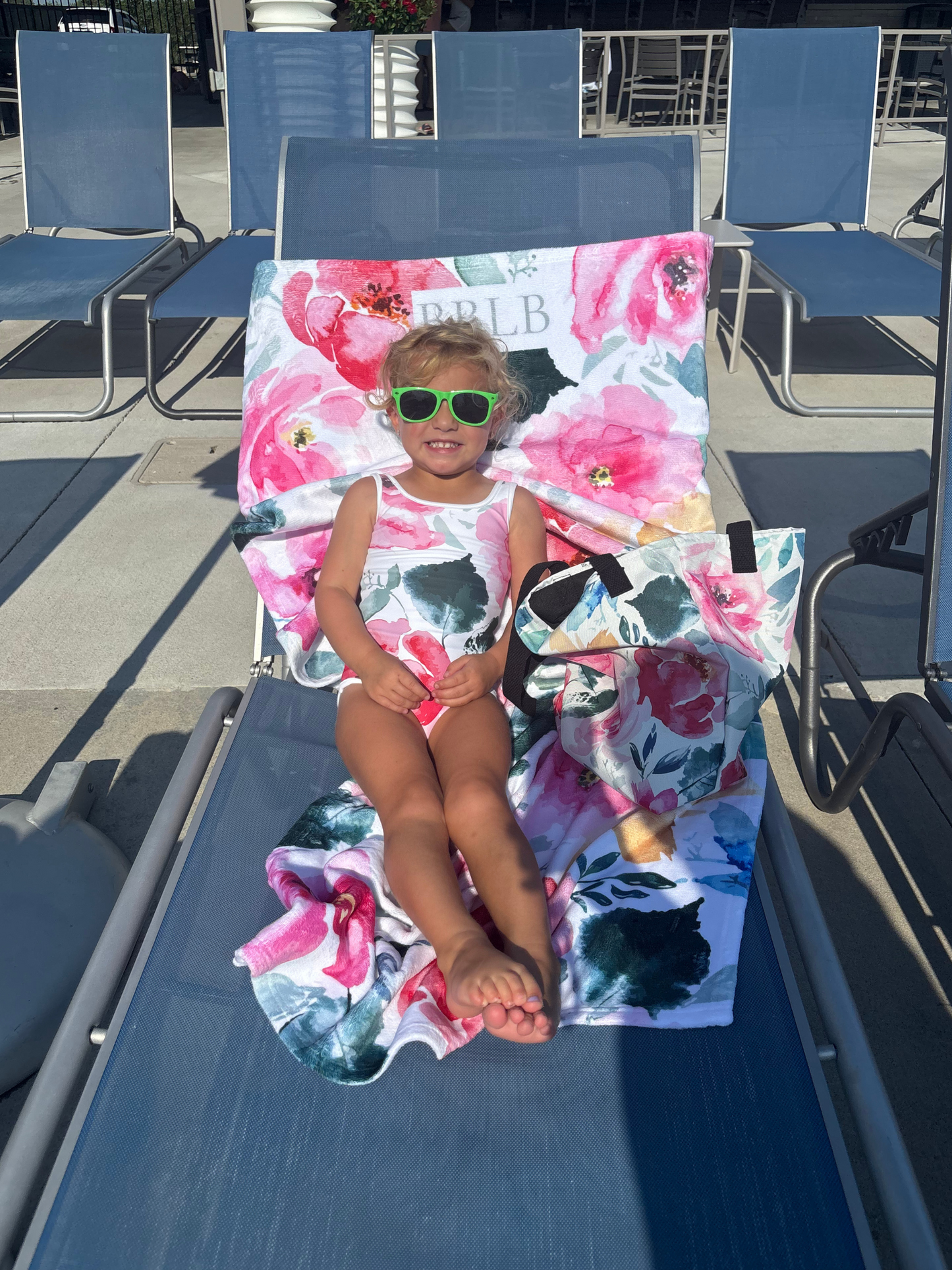 Fiesta Floral Beach Towel