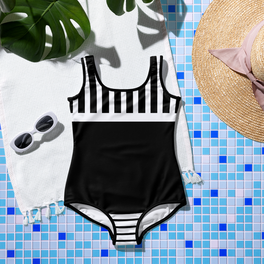 Bayside Tuxedo Girls Swimsuit