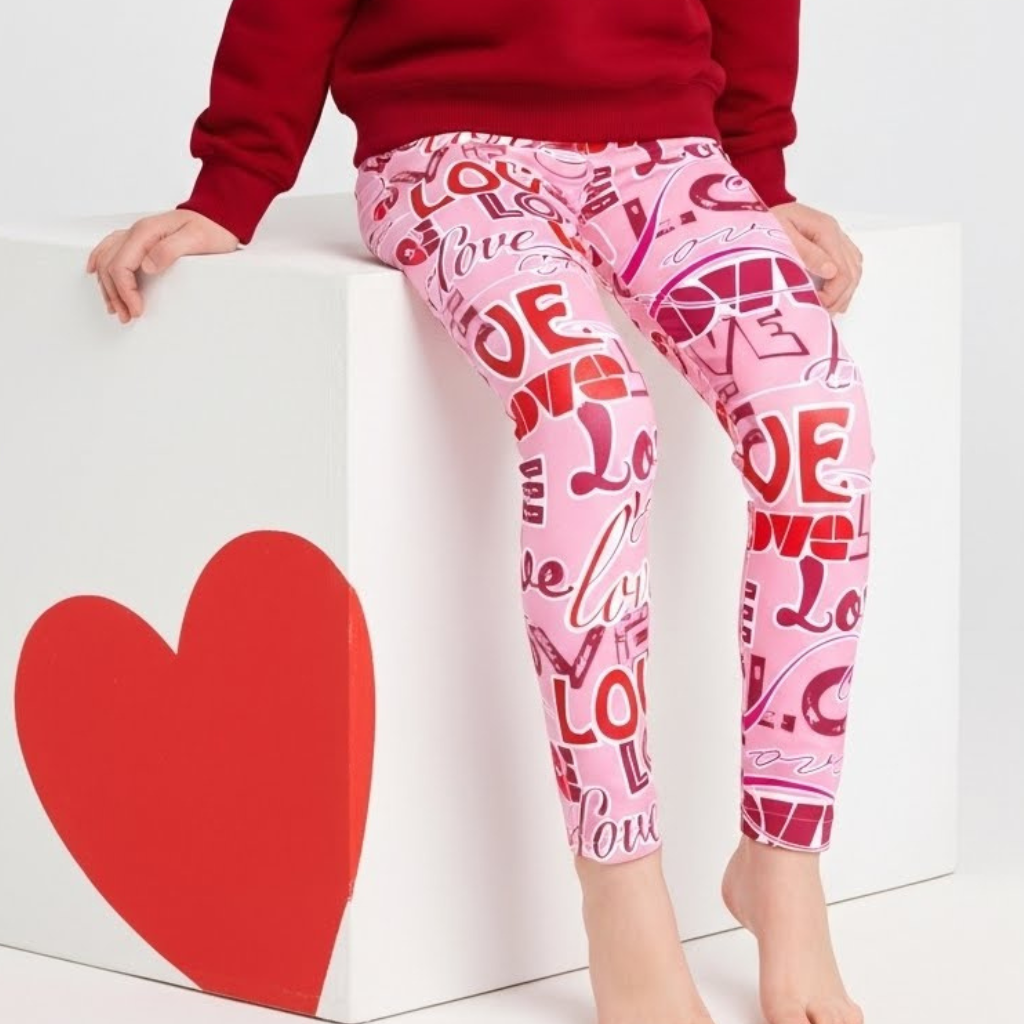 Valentine's Love Youth Leggings
