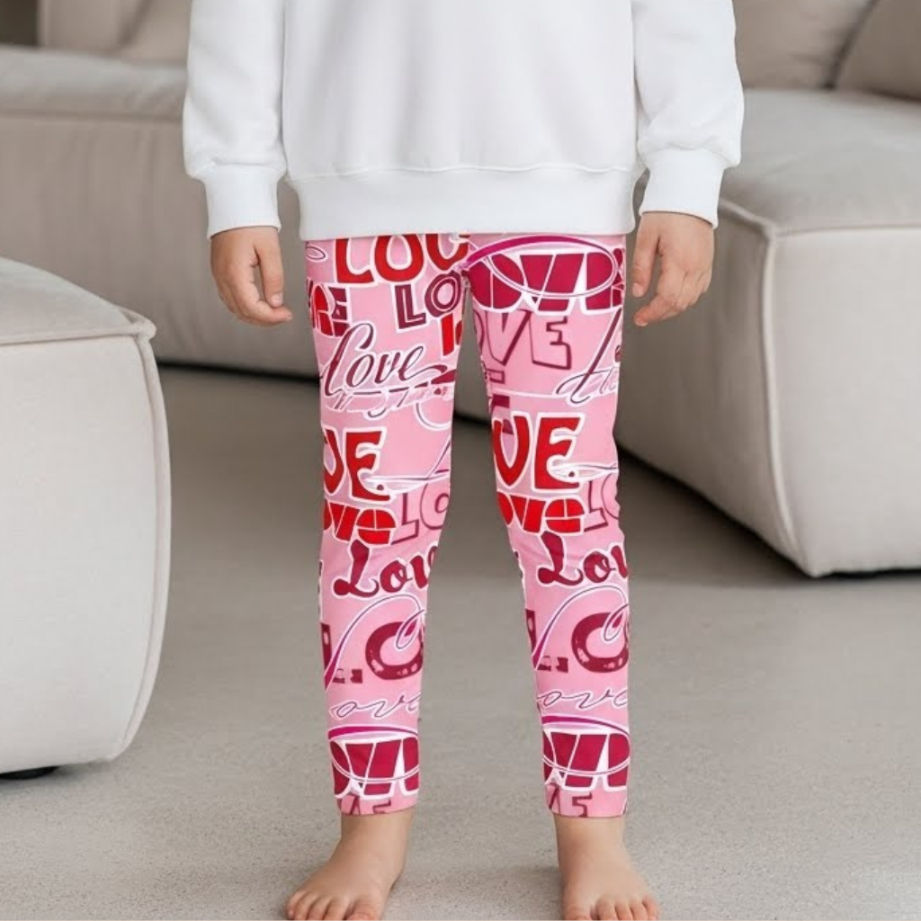 Valentine's Love Youth Leggings