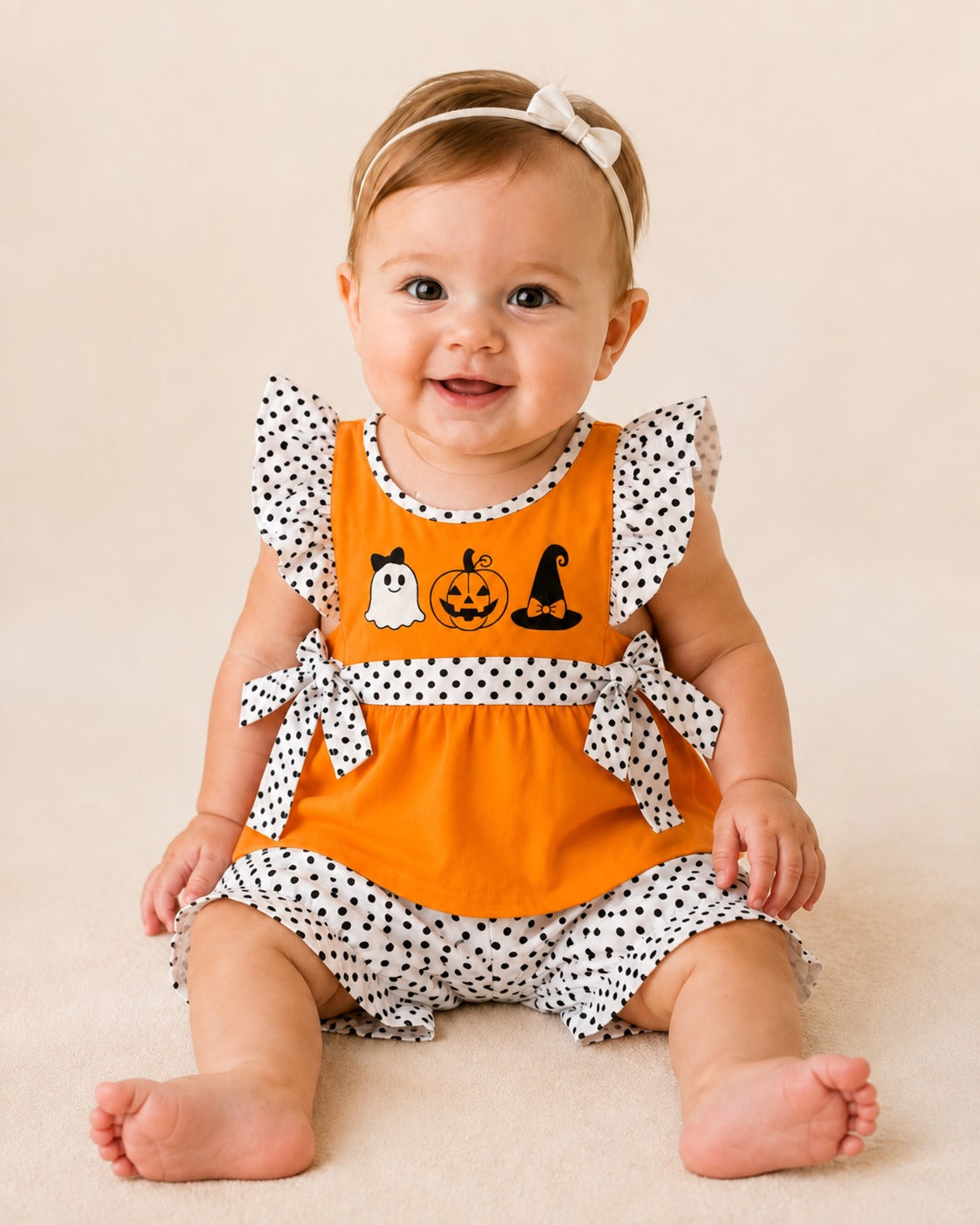 Trick-or-Treat Polka Dot Set
