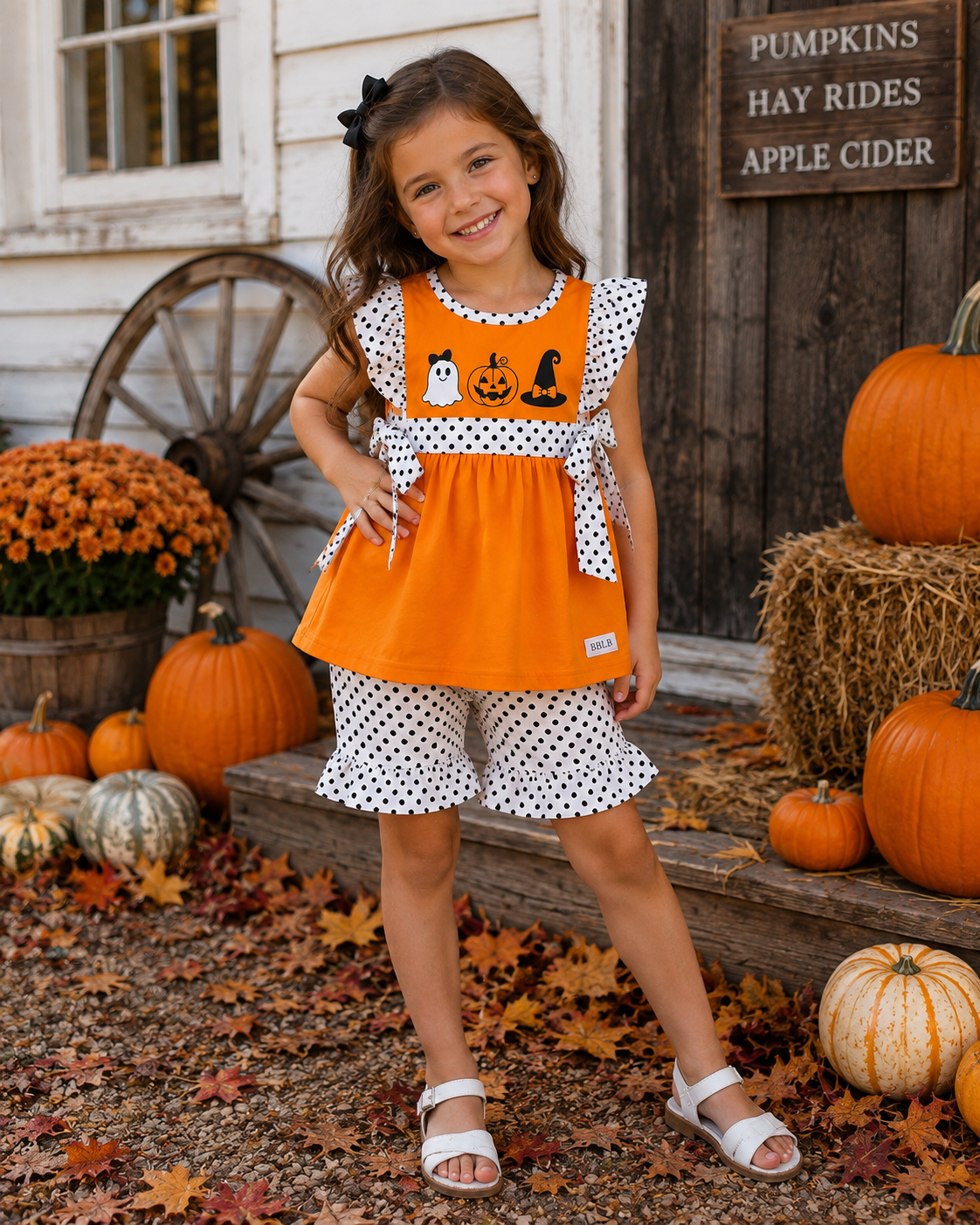 Trick-or-Treat Polka Dot Set