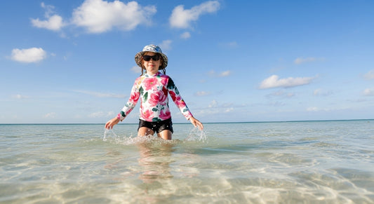 Floral Fiesta Kids Rash Guard