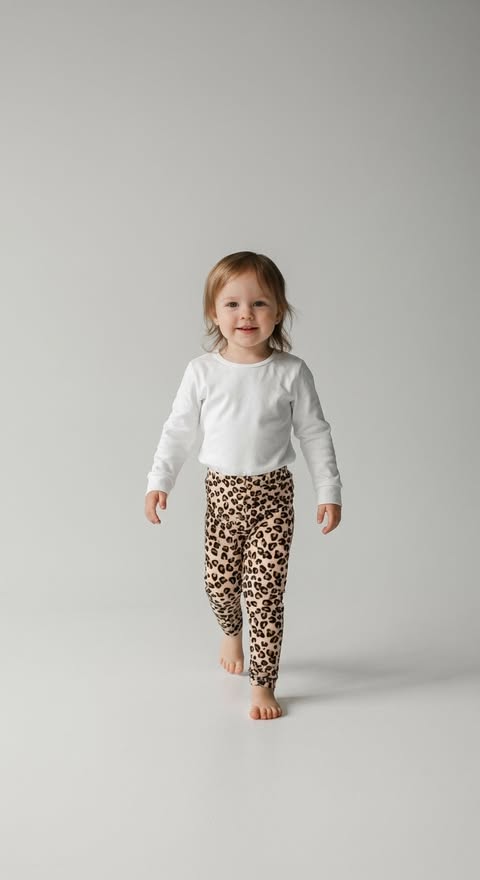 Everyday Kid's Leggings - Cheetah