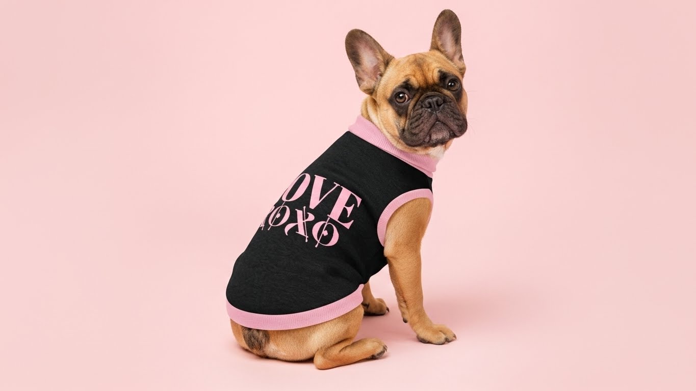 Love Valentine's Jacquard  Knitted Pet Sweater