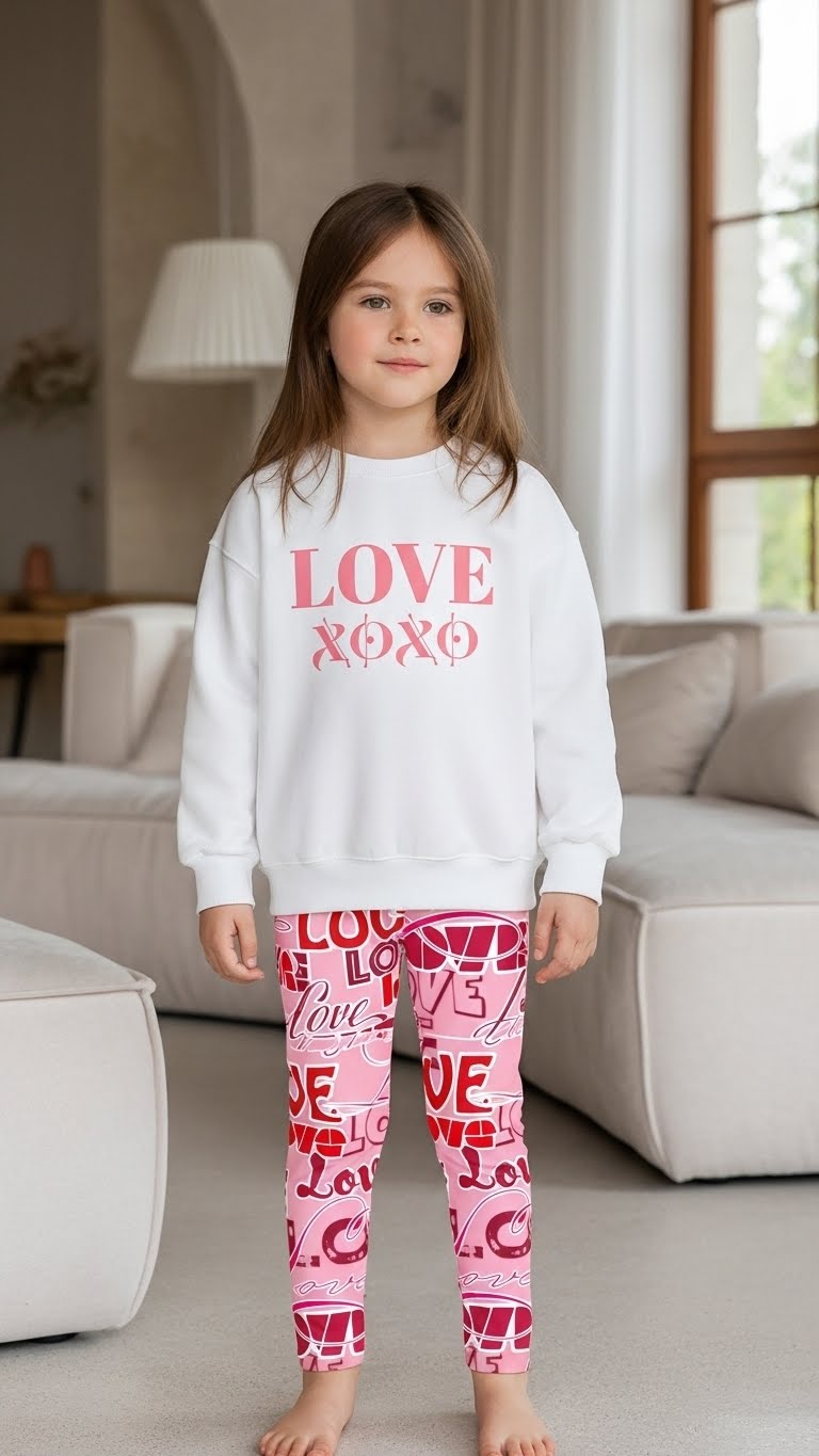 Valentine's Love Youth Leggings