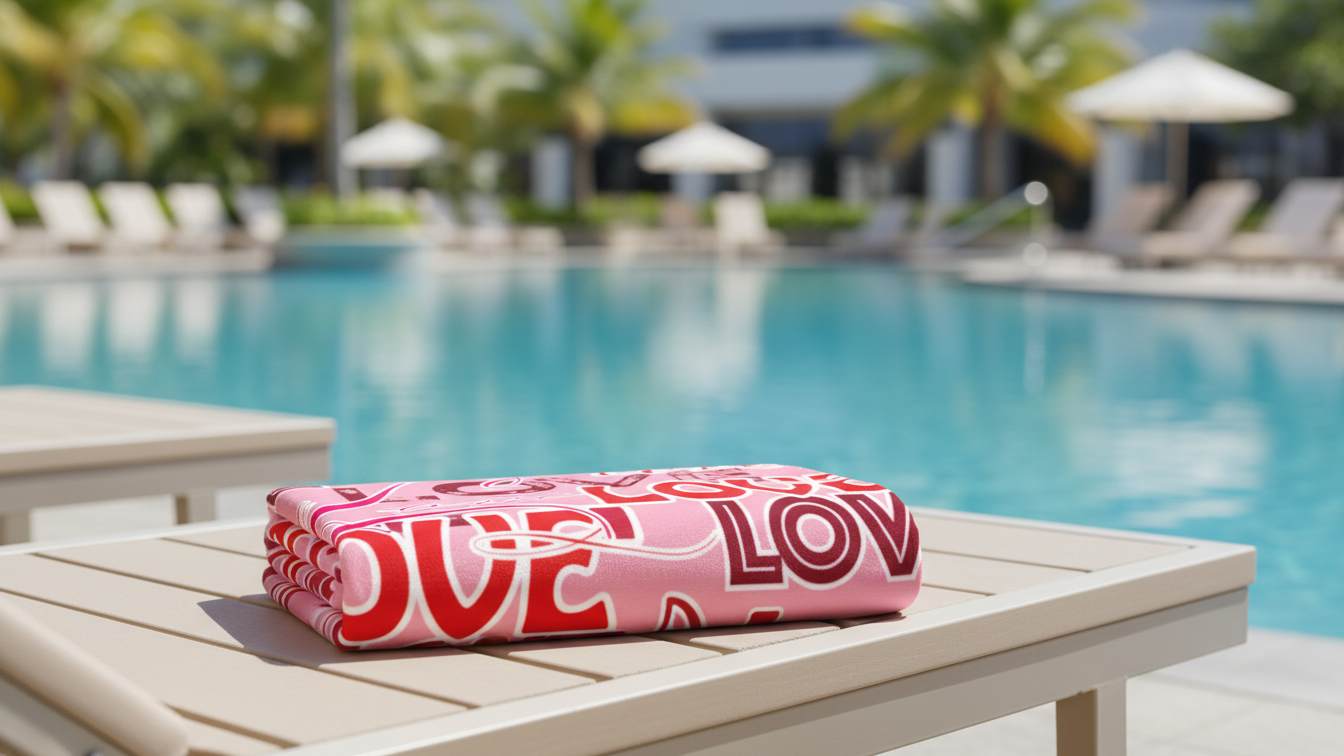 Valentine's Love Towel