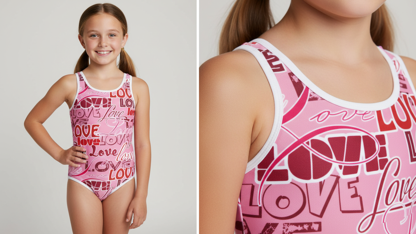Valentine's Love Youth Swimsuit