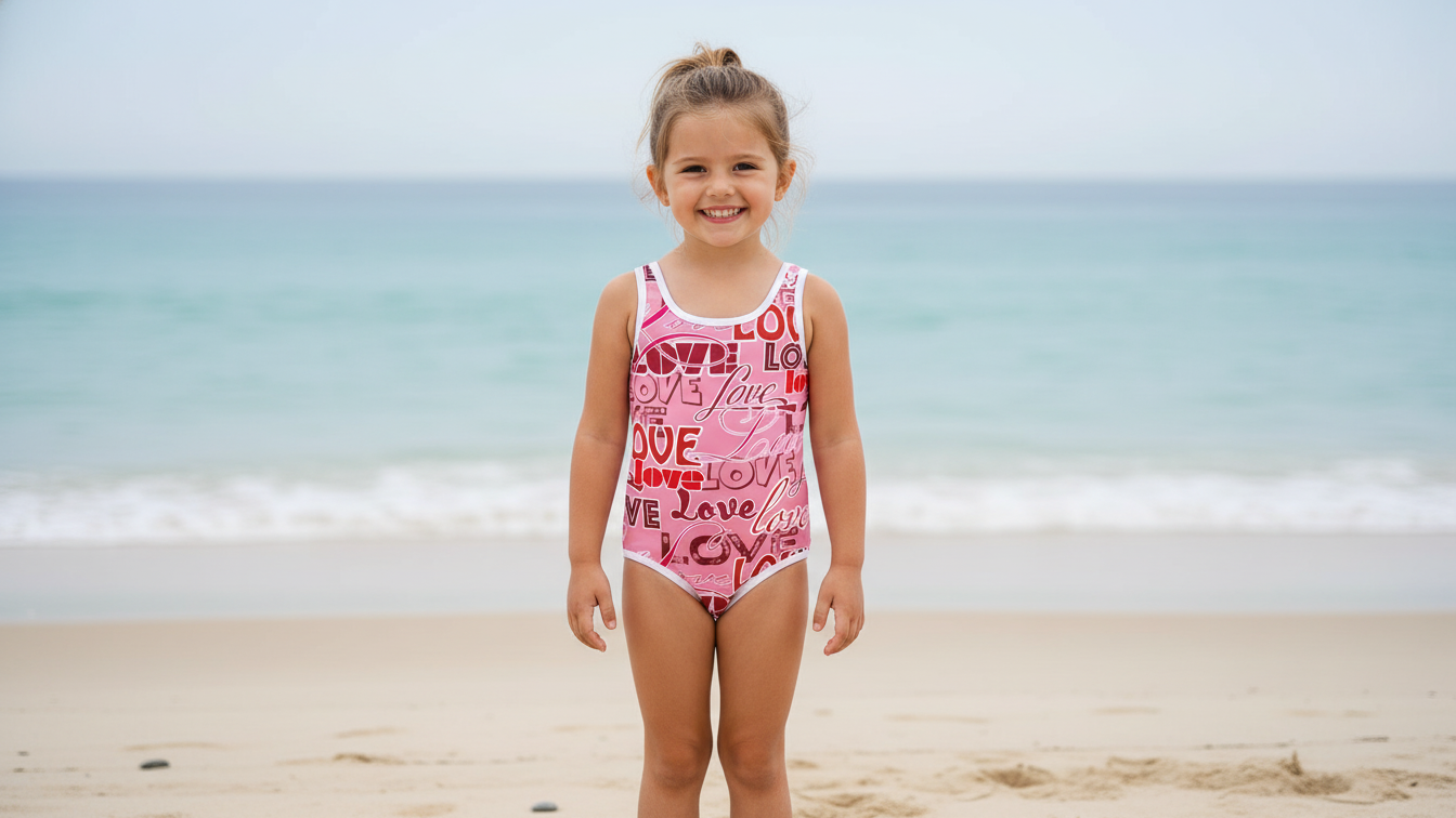 Valentine's Love Youth Swimsuit
