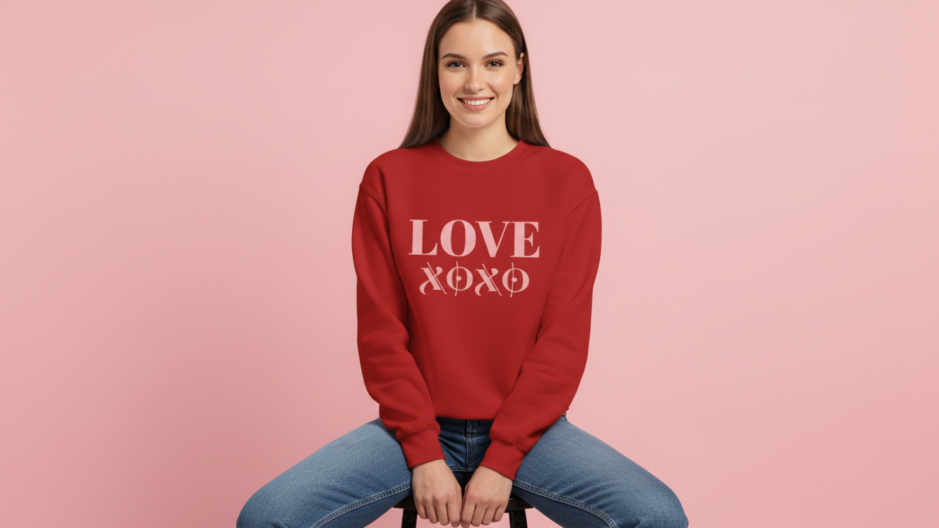 Women's Valentine's Love Sweatshirt