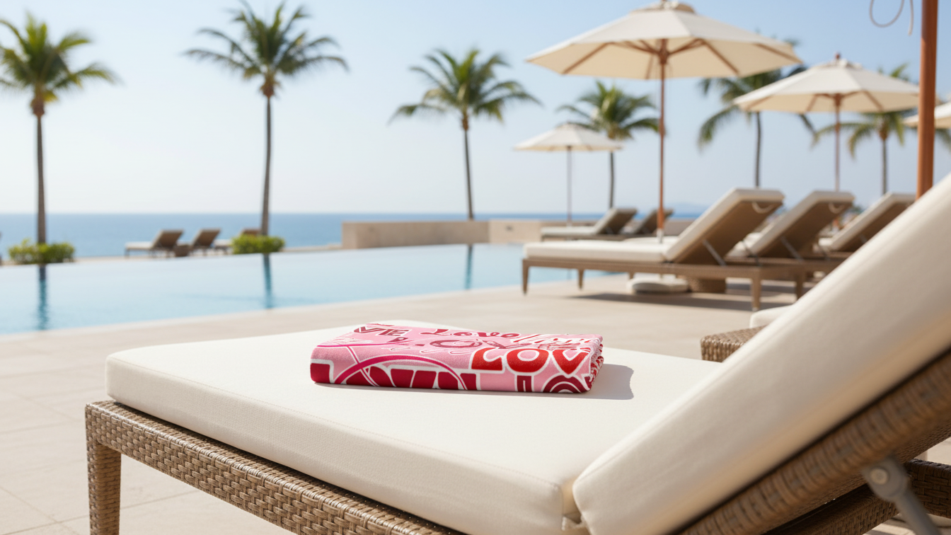 Valentine's Love Towel