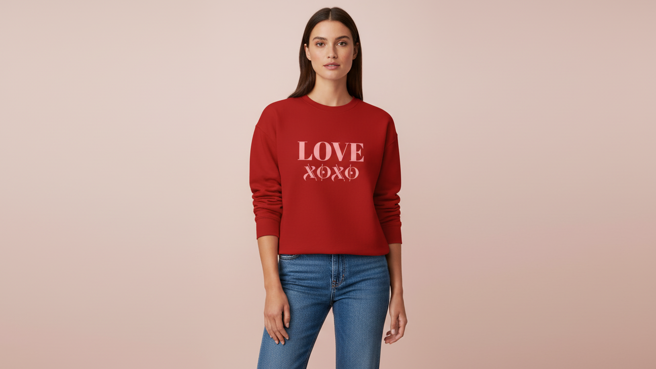 Women's Valentine's Love Sweatshirt