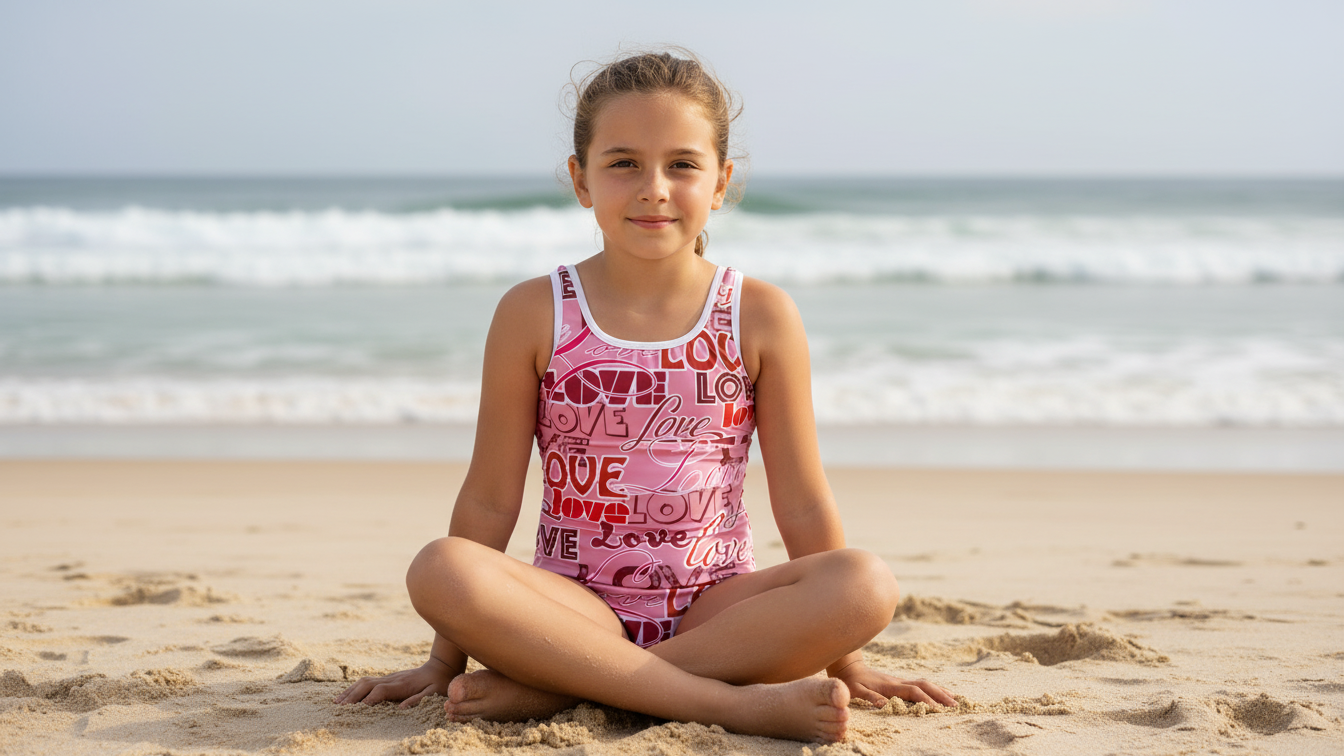 Valentine's Love Youth Swimsuit