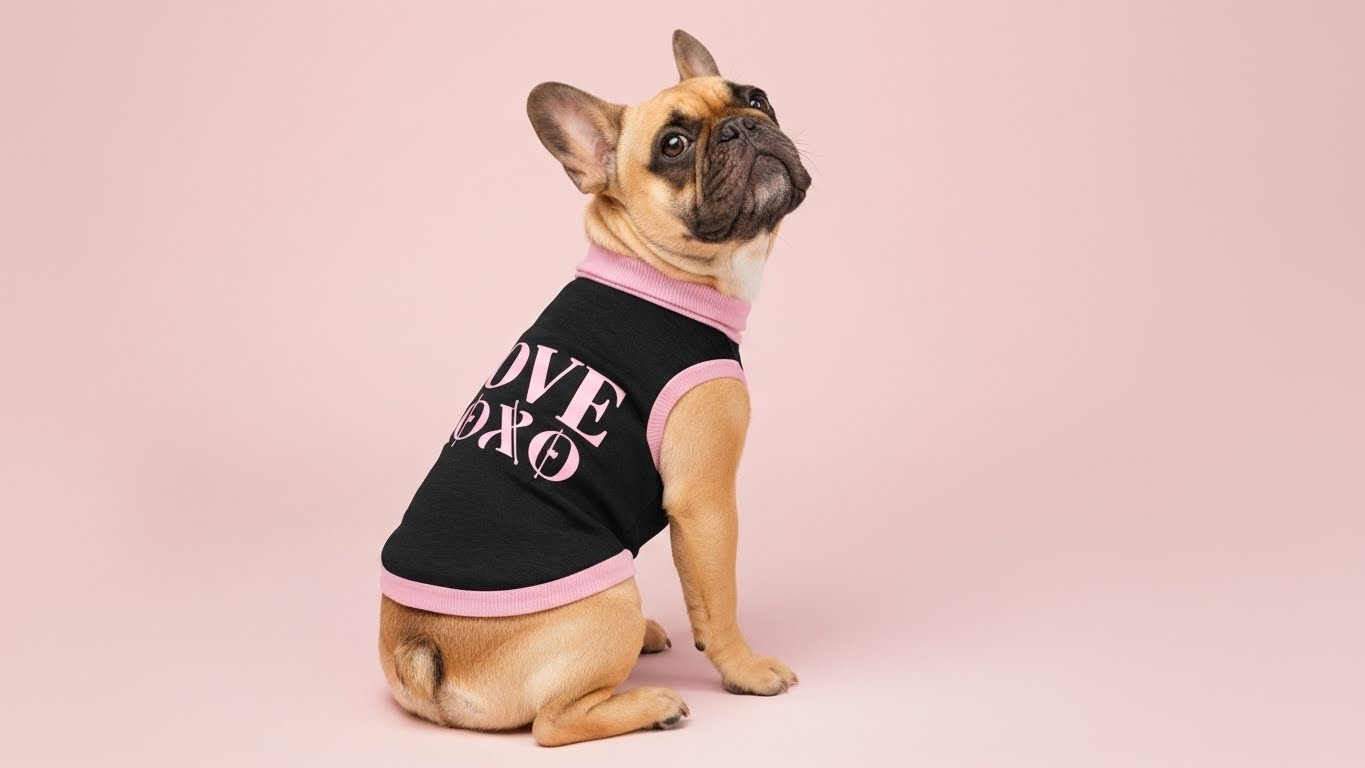 Love Valentine's Jacquard  Knitted Pet Sweater
