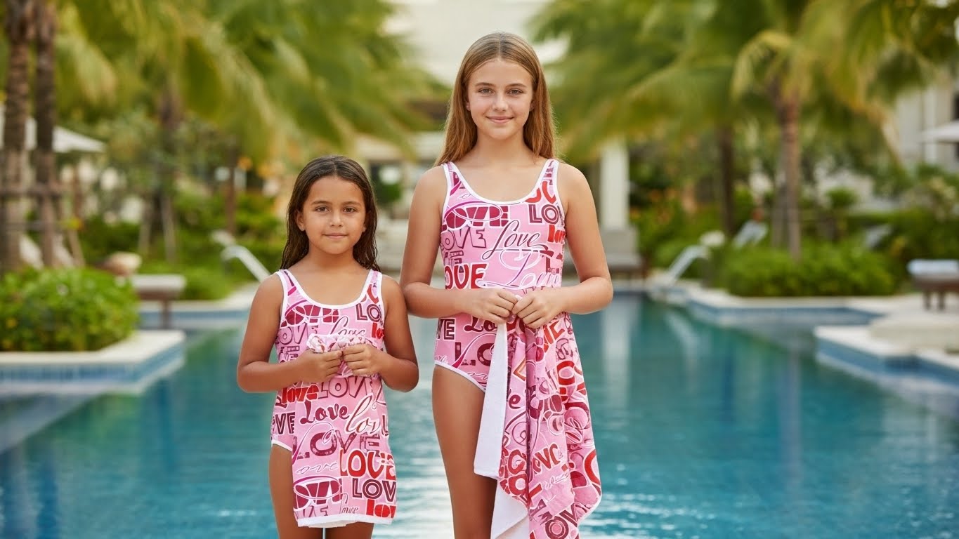 Valentine's Love Youth Swimsuit