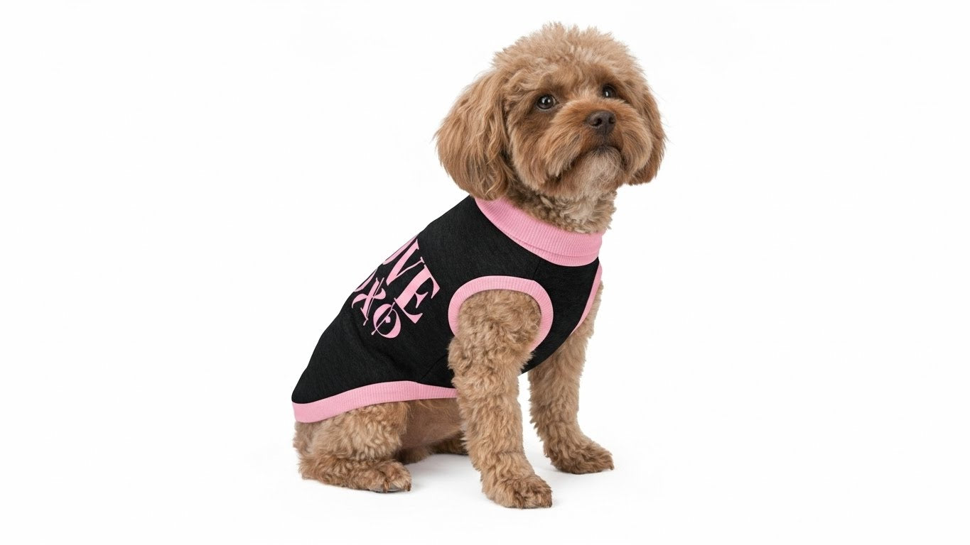 Love Valentine's Jacquard  Knitted Pet Sweater