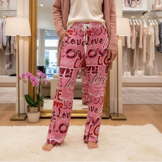 Women’s Valentines Love Pajama Pants