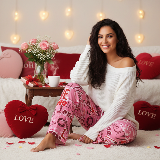 Women’s Valentines Love Pajama Pants