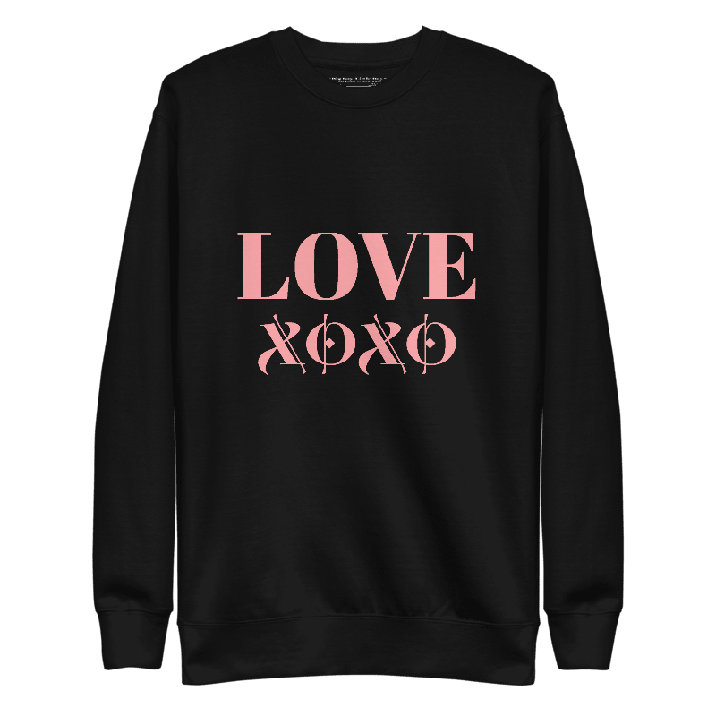 Kids Valentine's  Love Crewneck Sweatshirt