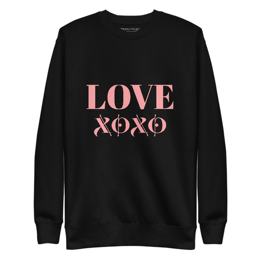 Kids Valentine's  Love Crewneck Sweatshirt