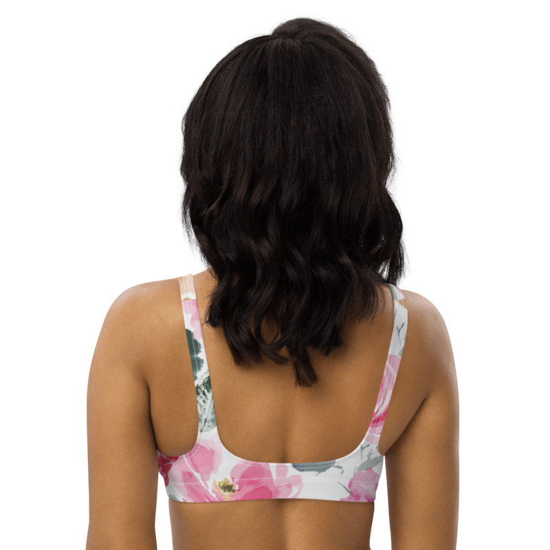 Floral Fiesta Women's Padded Swim Top