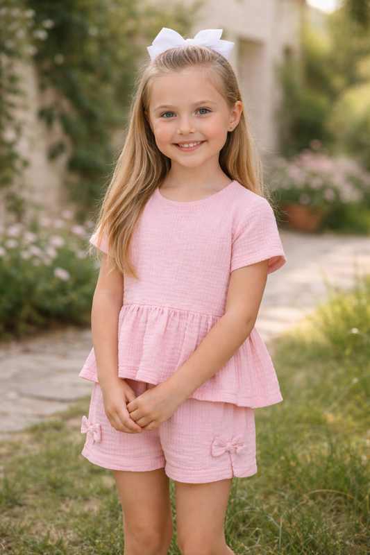 Beachy Breeze "Cotton Candy Pink" TOP for Girls