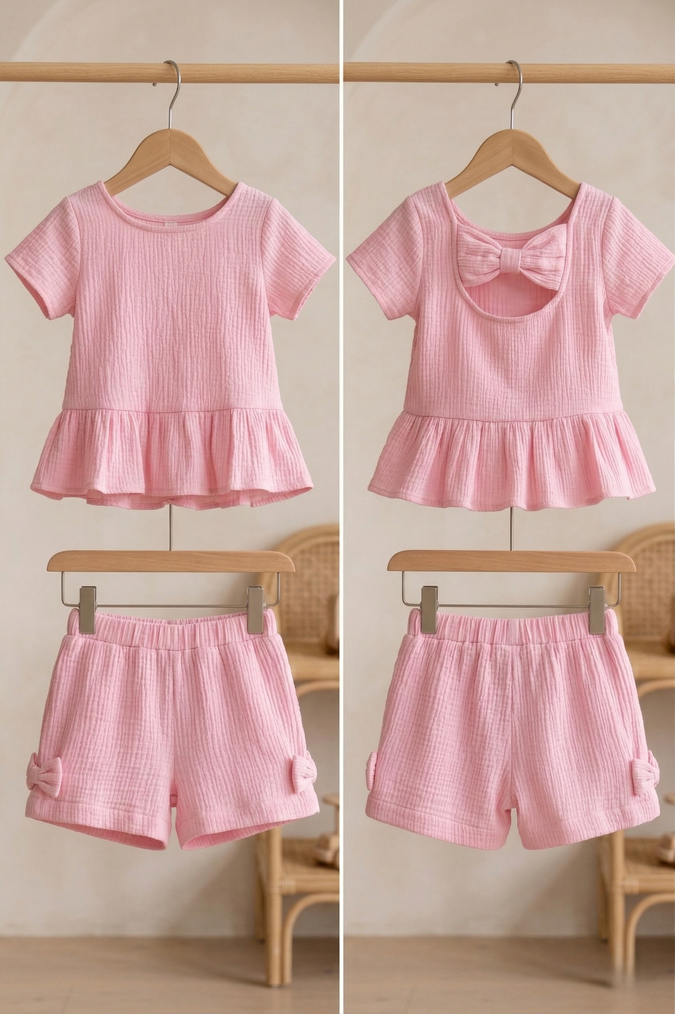 Beachy Breeze "Cotton Candy Pink" TOP for Girls