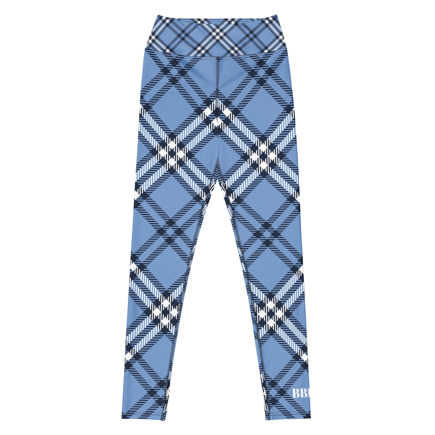 Everyday Women's Leggings - Blue Plaid