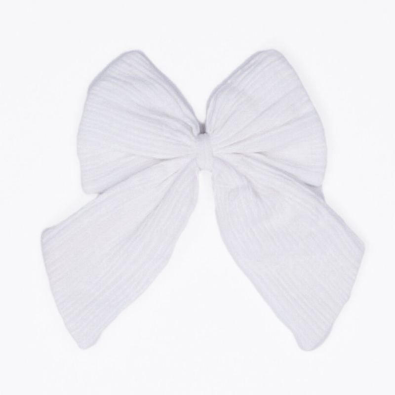 Beachy Breeze White Bow