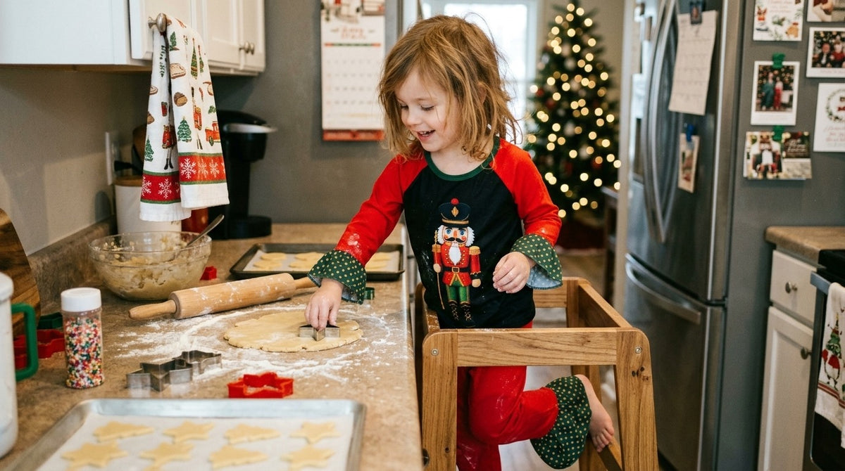 Girls Nutcracker Holiday Ruffle Pant Set