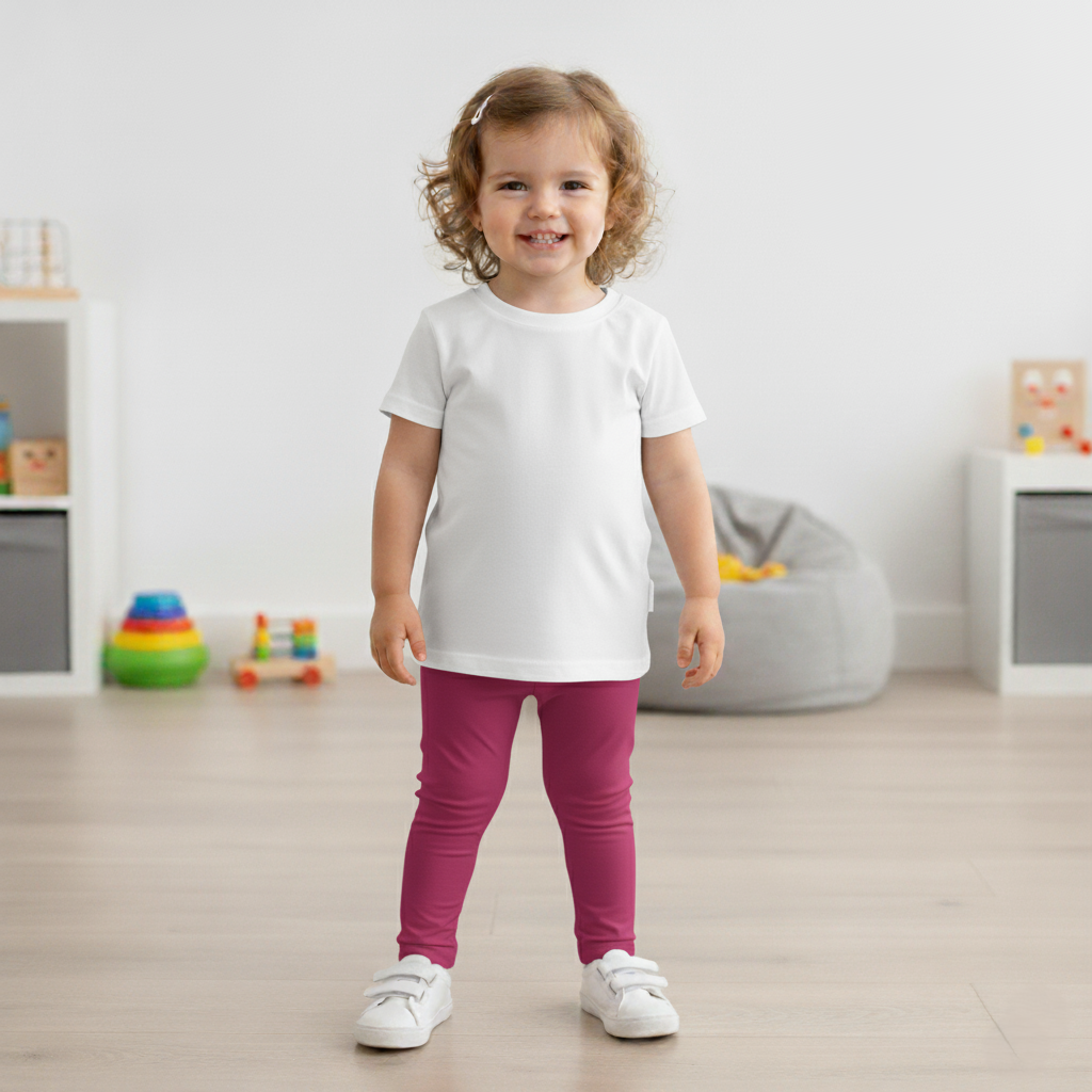 (SOLD OUT) Everyday Kid's Leggings - Magenta