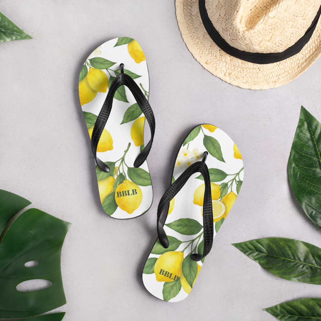 Lennon's Lemon Flip-Flops Youth / Women
