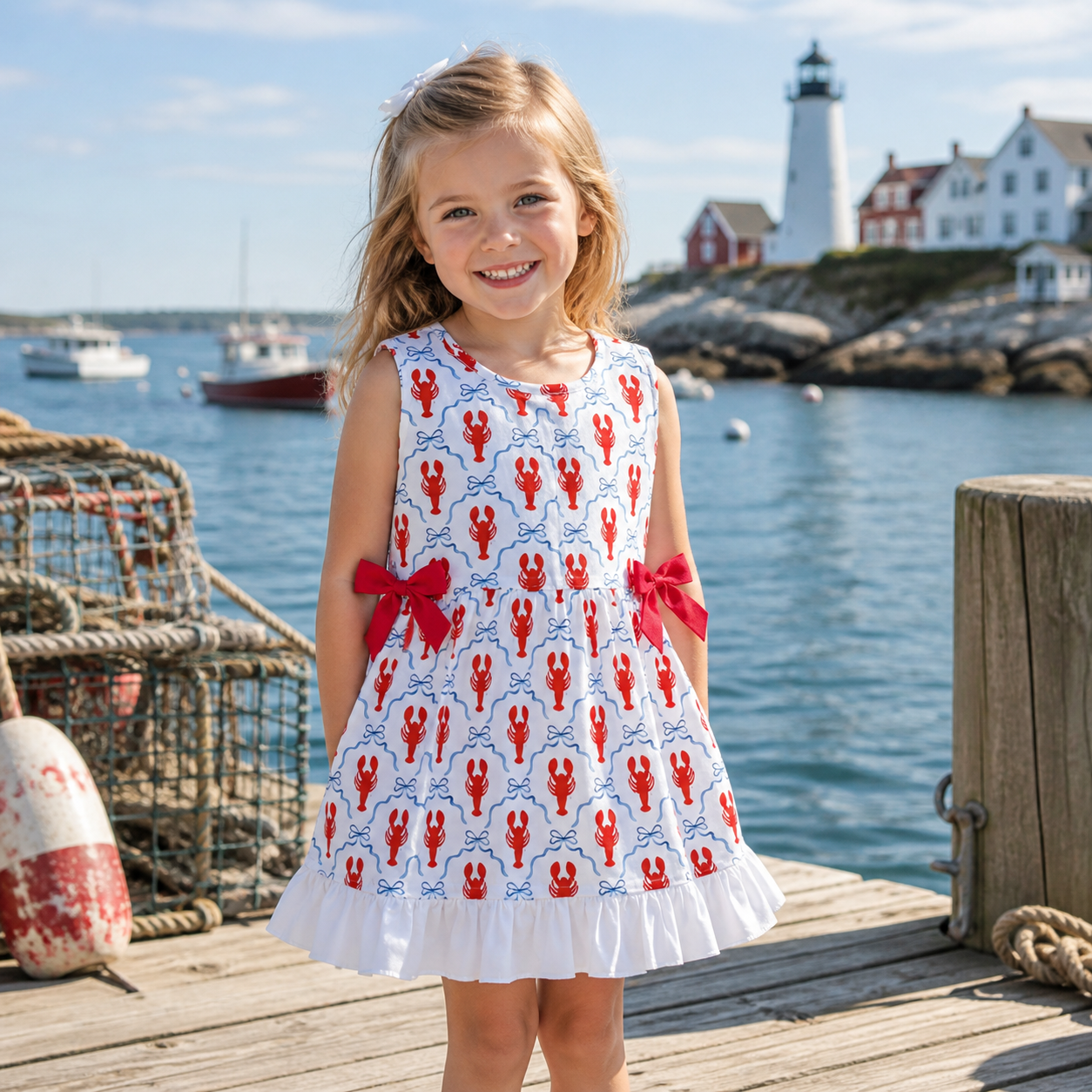 Girls Lobster Cove Dress