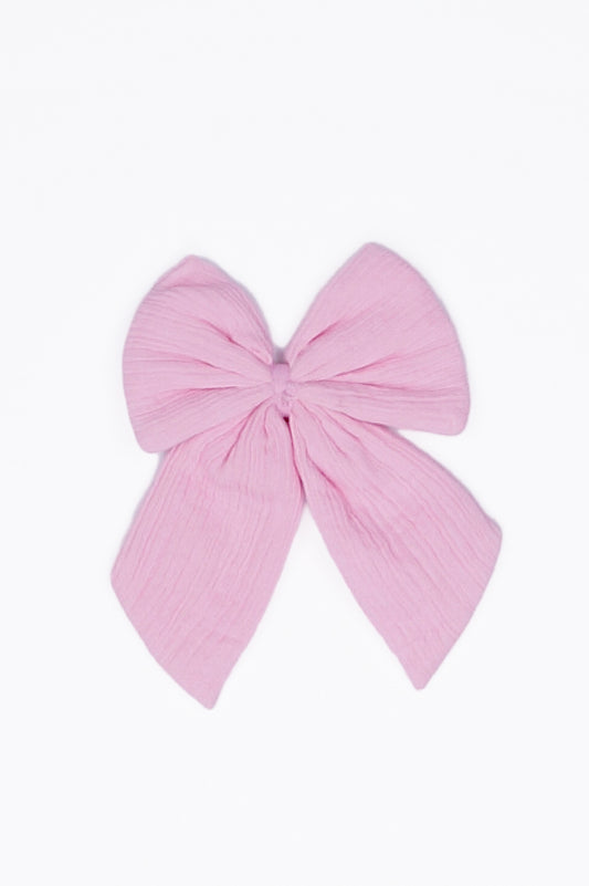 Beachy Breeze Light Pink Hair Bow