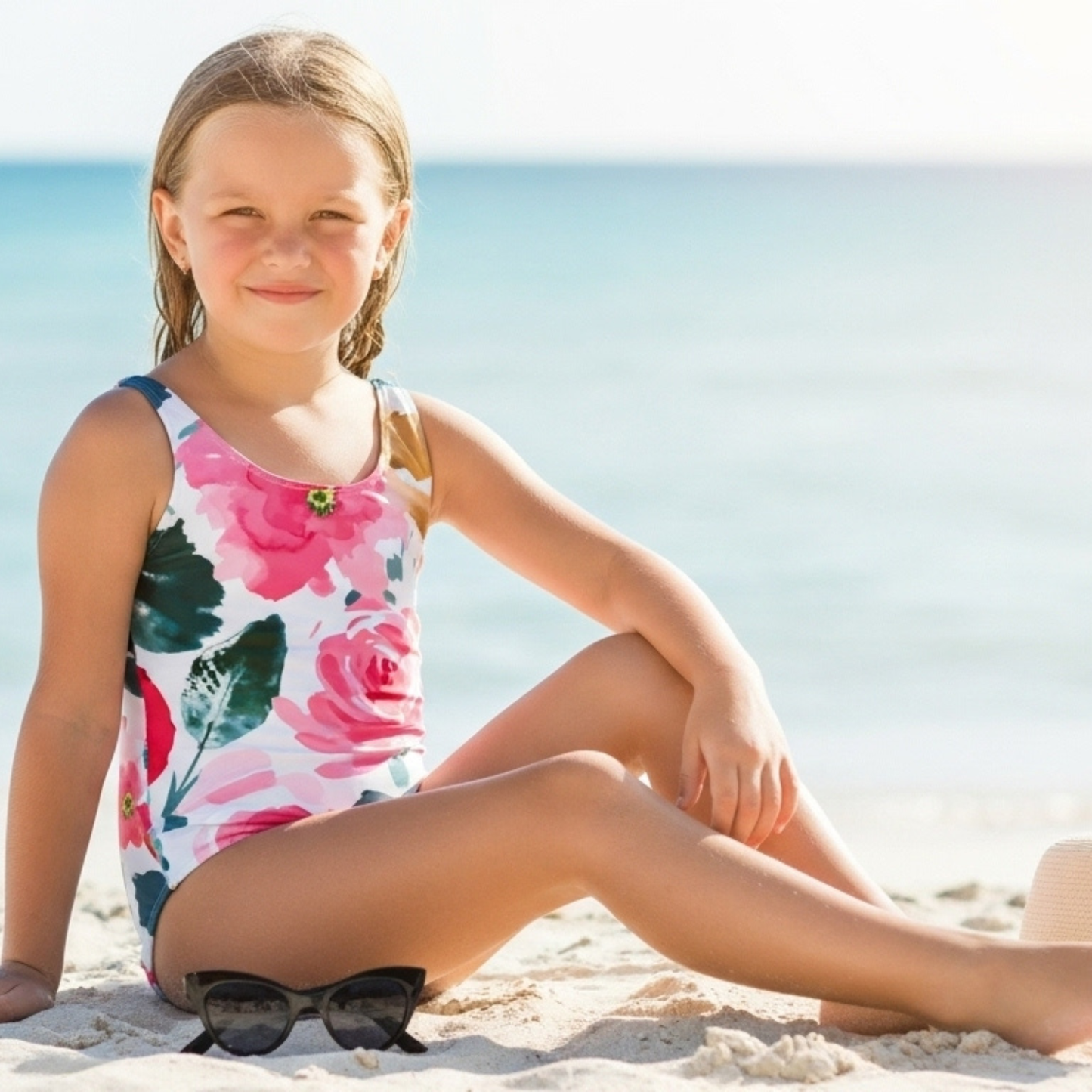 Floral Fiesta Kids Swimsuit