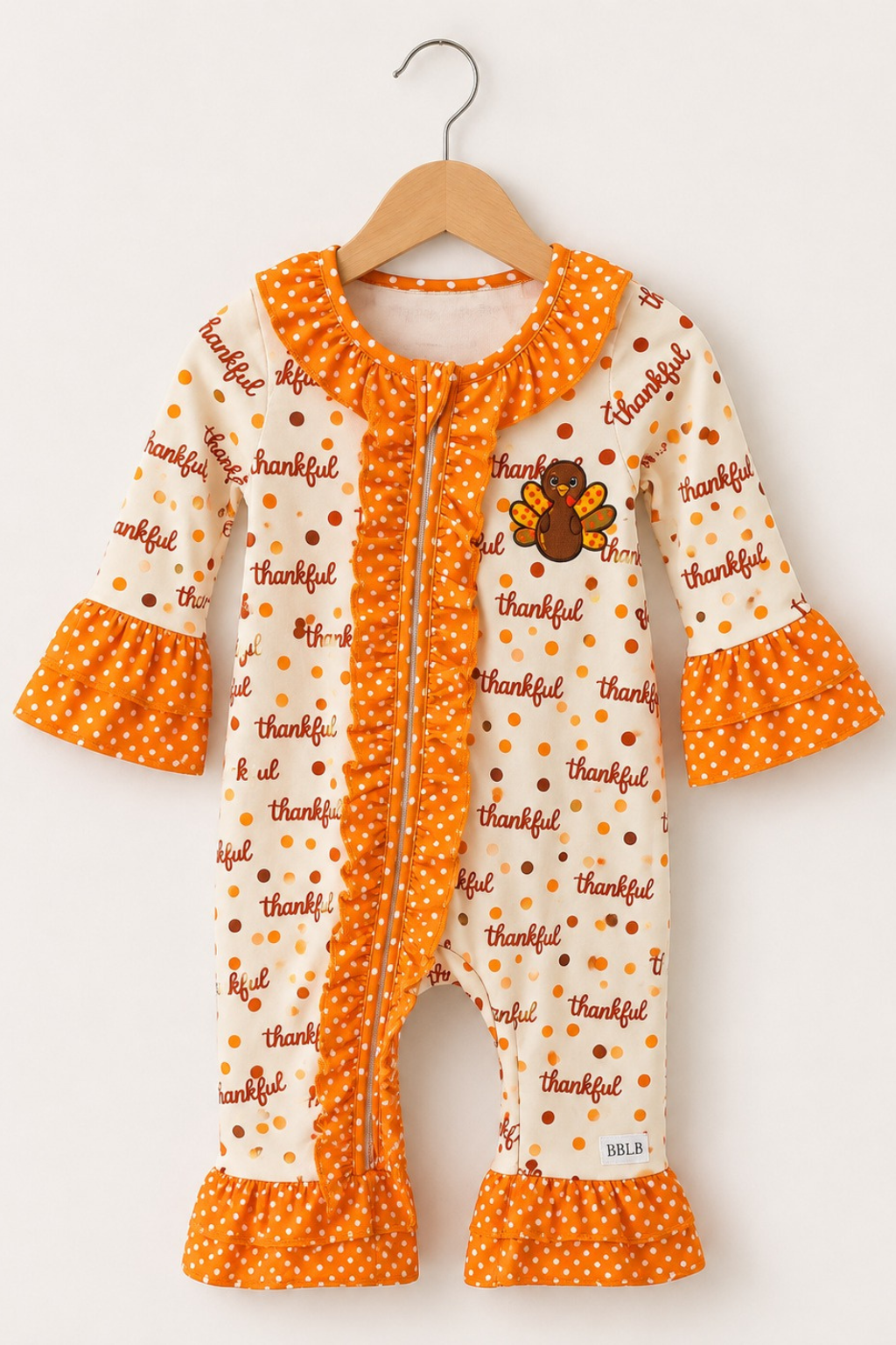Little Turkey Ruffle Romper