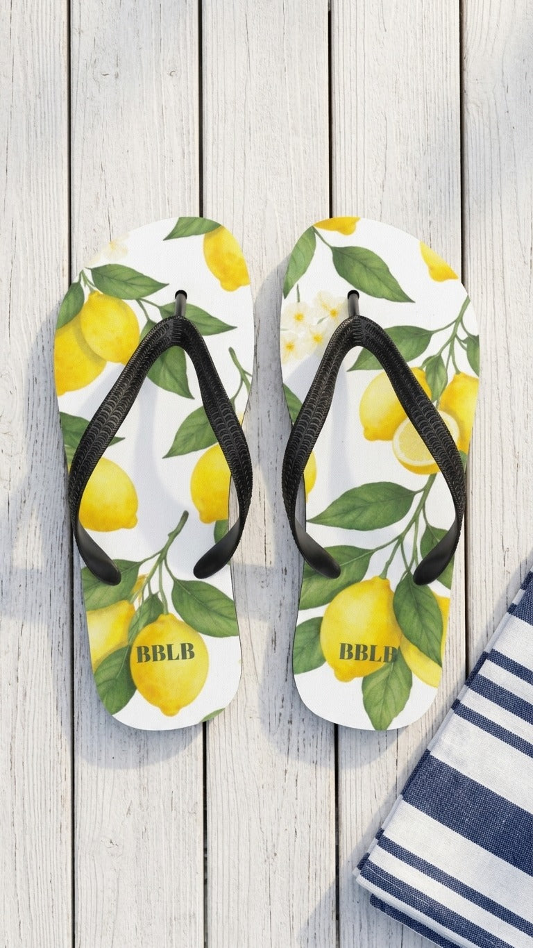 Lennon's Lemon Flip-Flops Youth / Women