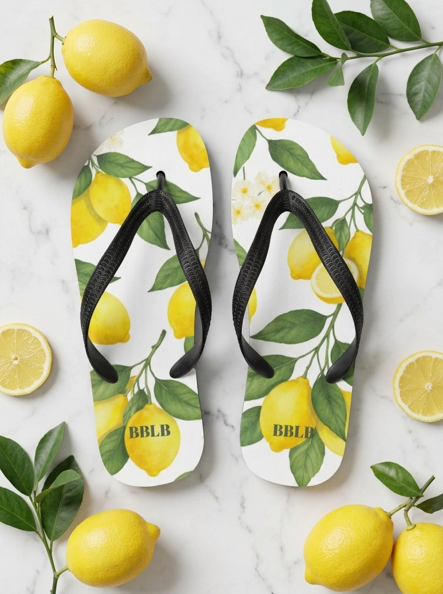 Lennon's Lemon Flip-Flops Youth / Women