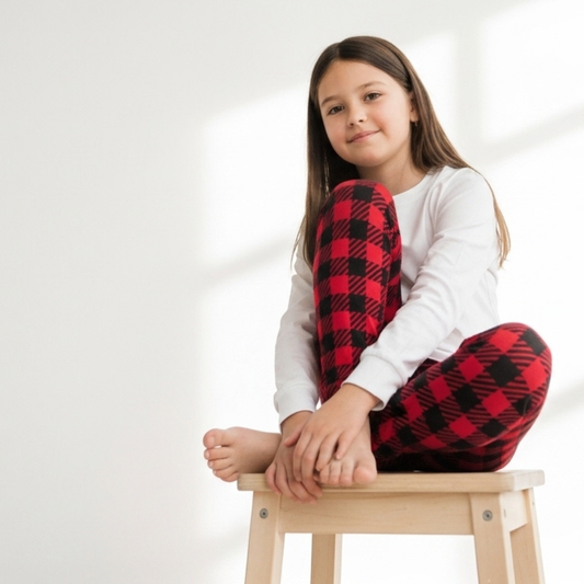 Everyday Youth Leggings - Buffalo Check