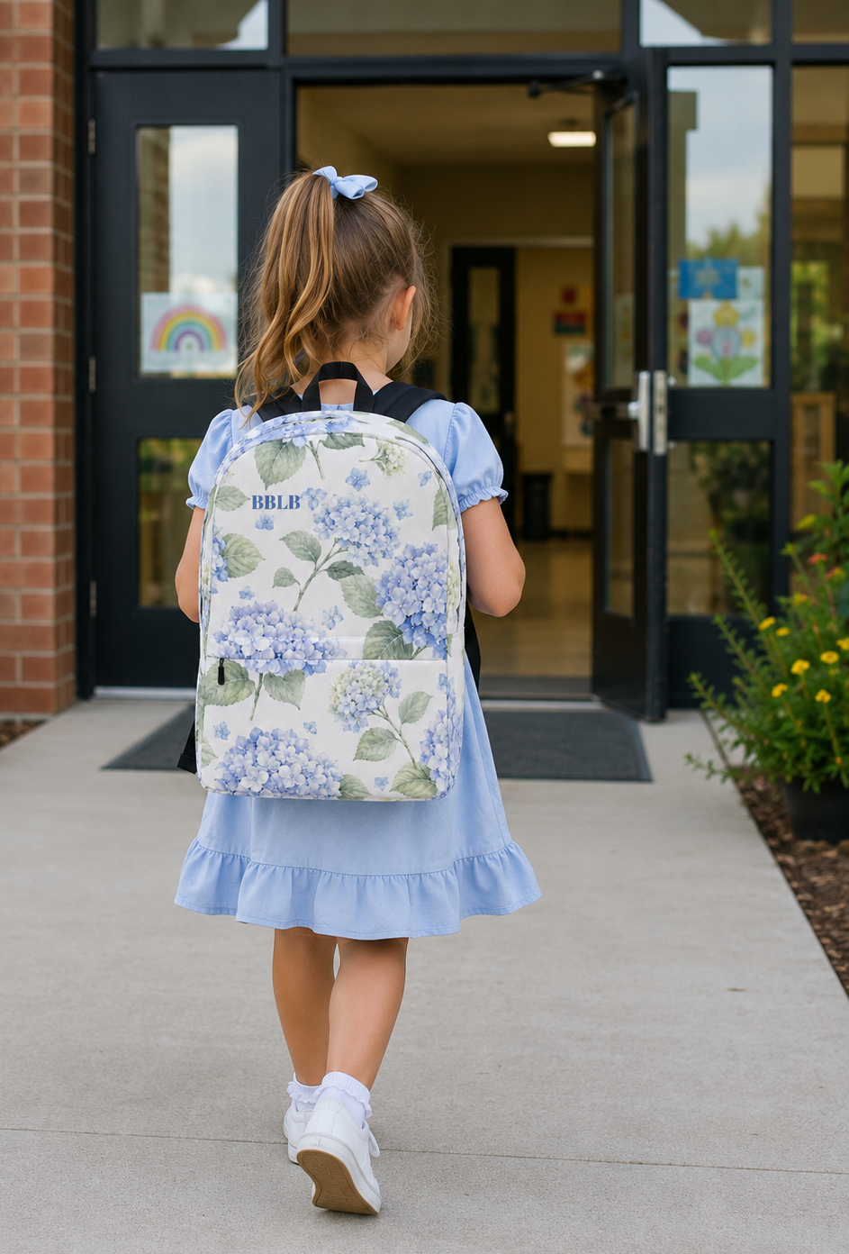 Blue Hydrangea Backpack