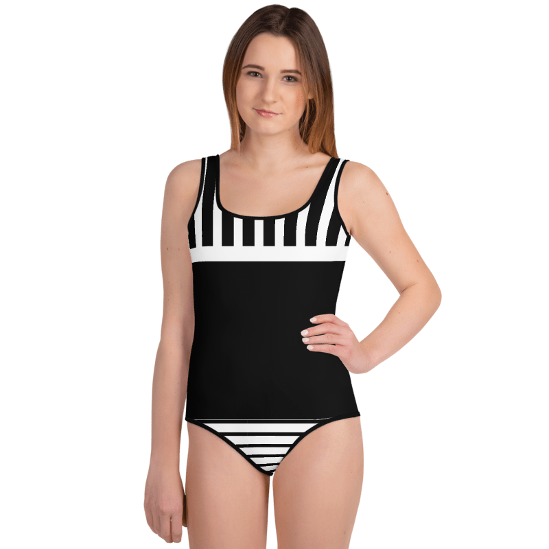 Bayside Tuxedo Youth Swimsuit