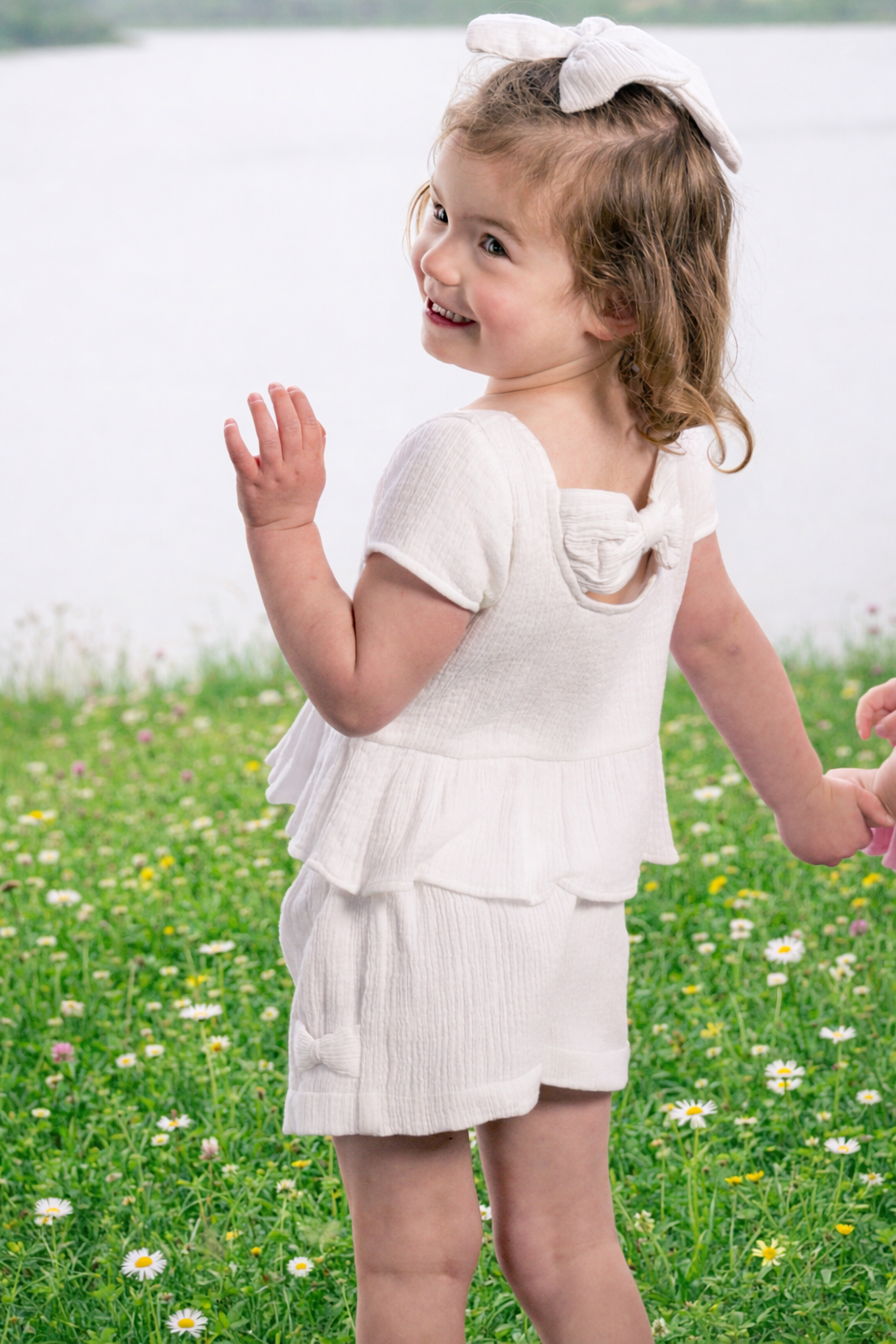 Beachy Breeze White TOP for Girls