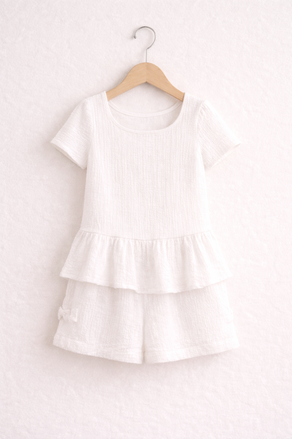 Beachy Breeze White TOP for Girls